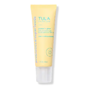Солнцезащитный гель Protect + Glow для ежедневного использования, широкий спектр защиты SPF 30. TULA, 1.7 oz