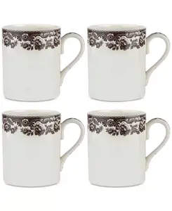 Кружки Деламер, набор из 4 штук Spode, brown