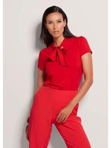 MADELEINE Футболка с короткими рукавами и красным галстуком