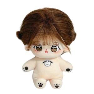 Милый маленький кукла из хлопка blush, с каркасом или без для переодевания, плюшевая кукла высотой 20см Handsome