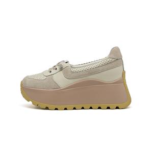 Легкие низкие повседневные туфли для женщин AQUASCUTUM, Beige Pink