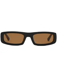 Солнцезащитные очки в прямоугольной оправе AMI Paris, черный