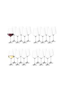 Бокалы для красного и белого вина Leonardo Puccini, 24 штуки