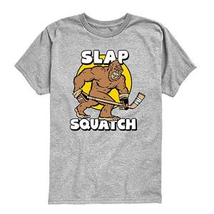 Футболка с принтом Slap Squatch для мальчиков 8-20 Licensed Character, Athletic Heather