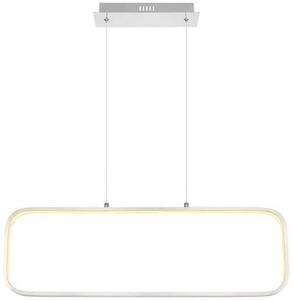 Подвесной светильник Globo, 80x10x120 см, опал/никельа