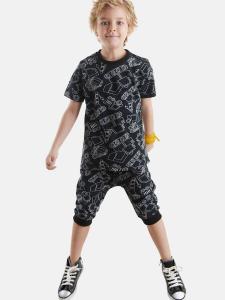 Спортивный костюм Denokids Tracksuit Vehicles, черный