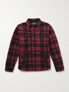 Рубашка Polo Country Checked Padded из переработанного флиса POLO RALPH LAUREN, красный
