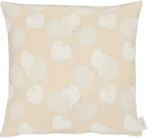 АПЕЛЬТ декоративная подушка "2717", чехол без наполнения, 1 шт APELT 46х46 см, серый/абрикосовый