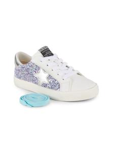 Кроссовки Joyce Glitter Star для девочек Vintage Havana, цвет White Glitter Pop