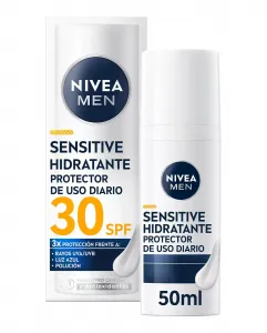 Увлажняющий крем для лица с SPF30 для чувствительной кожи Nivea Men