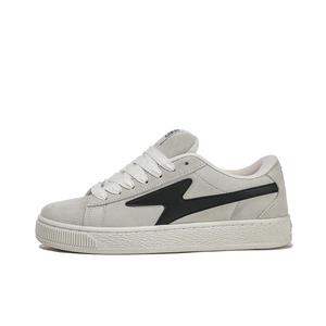 IEXX Кроссовки Puffy Shoes с нескользящим покрытием, низкие, для скейтбординга, унисекс, винтажный серый