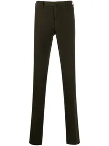Брюки строгого кроя Incotex, коричневый