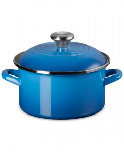 Небольшая кастрюля из эмалированной стали, объемом 3,8 кварты Le Creuset, Marseille