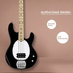Sterling от Music Man | StingRay RAY2 | Электрическая бас-гитара | Черная