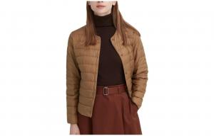 Куртка женская карамельно-коричневая Uniqlo