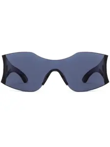 Солнцезащитные очки Hourglass Mask Balenciaga Eyewear, синий