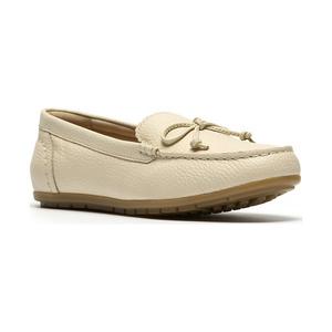 Женские мокасины-слипоны Elliotte sail Clarks, Cream Leather