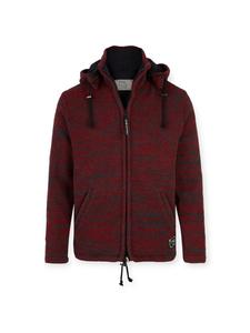 THC Natural Line Вязаный кардиган '855' в цвете бордо