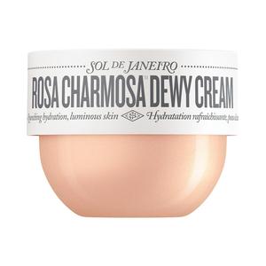 Крем для тела Rosa Charmosa Dewy с розовой водой и кристаллическими пептидами Sol de Janeiro, 2.5 oz/75 mL