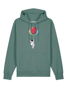 Толстовка Watapparel  Little Balloon Astronaut, зеленый