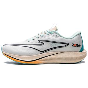 Erke Кроссовки для бега с низким верхом и технологией Qi, амортизация Rebound, белые, зеленые