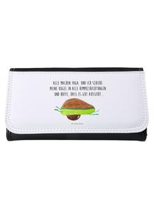 Портмоне Mr & Mrs Panda Damen Avocado Yoga, белый