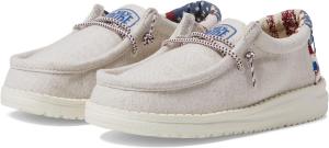 Кроссовки Wally Patriotic Hey Dude, цвет Off-White Patriotic