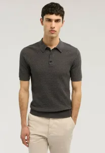 В трехмерной рубашке поло Trussardi, Grigio