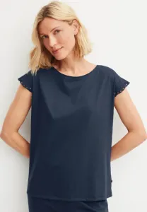 Пижамный топ favorites с плиткой kurzarm mit flügelärmeln Calida, Peacoat Blue