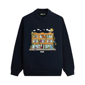 Свитер Kith x Sesame Street Lafayette Crewneck Sweater, Nocturnal