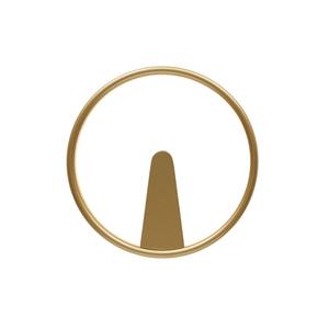 Настенная лампа KOSILUM, 30x5,5x30 см, золотой