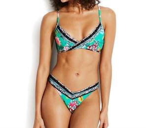 Женский купальник Seafolly, зеленый
