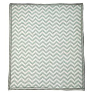 Детское турецкое хлопковое одеяло ARUS, цвет Seafoam Zigzag