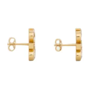 CELINE Серьги-гвоздики Brass Women's Gold