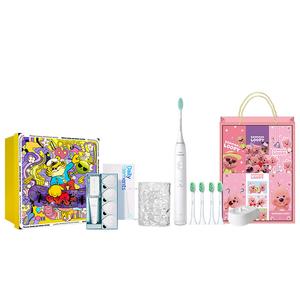 Электрическая зубная щетка для взрослых Sonic Small Feather щетина мягкая защита десен HX2421 PHILIPS, белый