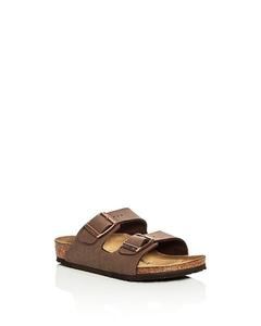 Сандалии-шлепанцы унисекс Arizona – для малышей и маленьких детей Birkenstock, цвет Brown