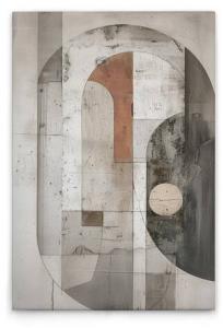 Картина на холсте A.S. Création Abstract Geometric 2 цвет beigecremegrauorange