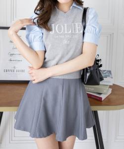 Вязаный жилет с вышитым логотипом