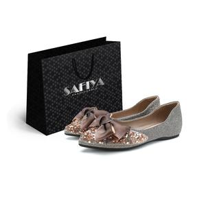 Повседневные однобортные туфли женские SAFIYA, Gold