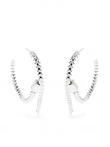 Маленькие серьги-кольца Serpent Trace Shaun Leane, серебристый