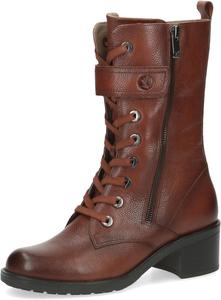 Женские ботинки-лоферы на низком каблуке CAPRICE, Cognac Nappa