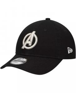 Черная регулируемая шапка The Avengers 9TWENTY для дошкольников New Era, черный