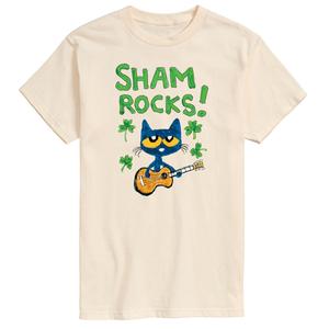 Мужская футболка Pete Cat Sham Rocks Licensed Character