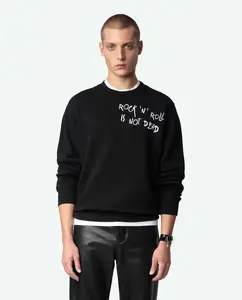 Aime мужской свитшот с круглым вырезом Zadig & Voltaire, чёрный