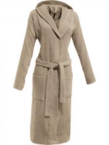 Redbest  Универсальный махровый банный халат с капюшоном, цвет «Чикаго», бежевый