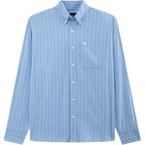 Abercrombie＆Fitch Мужская синяя рубашка