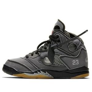 Кроссовки 5 x off white retro sp Air Jordan, черный