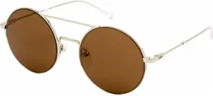 Солнцезащитные очки MCM 160 S 722, блестящие золотисто-коричневые, Shiny Brown