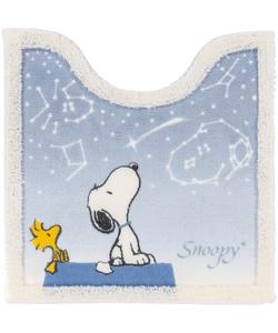 Туалетный коврик «Звездное небо» с изображением Снупи, 60х60 см.