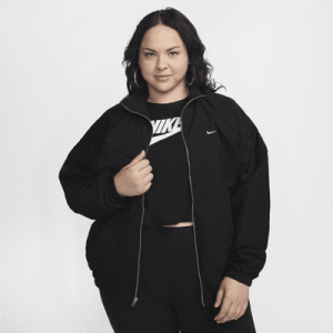 Куртка Nike Windrunner, черный/белый